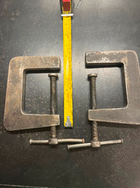 HEAVY DUTY 6” C CLAMPS FOR WELDING OR WHATEVER