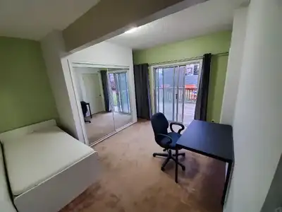A furnished bedroom is available for rent. There are two shared washrooms in the house and included...