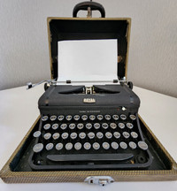 Antique Royal Commander portable typewriter