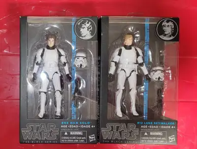Star War Black Series 09 Han Solo, 12 Luke Skywalker, View more