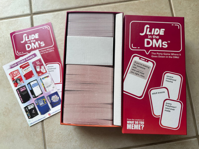 Slide In The DMs Adult   Party Game by   What Do You Meme? in Toys & Games in La Ronge