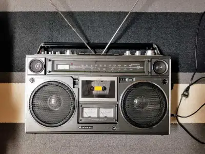 SANYO STEREO BOOM BOX , View more