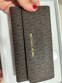 Michael Kors brown authentic wallet 