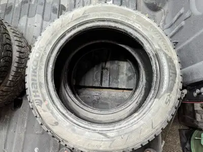 Excellent winter studded tires. In good condition with somewhat worn studs. Good on ice with the stu...