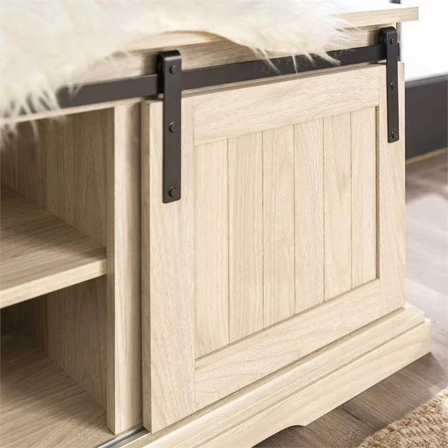 48" Sliding Grooved Door Entry Bench with Storage in Other in Mississauga / Peel Region - Image 3