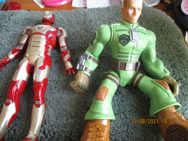 GI JOE AND IRON MAN TOYS.   KELLIGREWS FOR PICK UP. in Toys & Games in St. John's