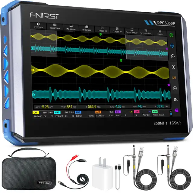 FNIRSI DPOS350P Tablet Oscilloscope 350MHz, Spectrum Analyzer in General Electronics in City of Montréal - Image 2