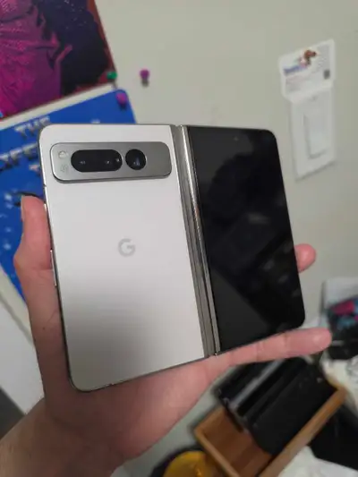 White google pixel fold 1st gen unlocked phone sale or trade, View more