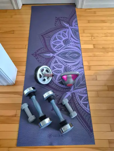 Like NEW Fitness Set: 5lb Shake Weight Dumbbells, 5lb Kettlebell, View more