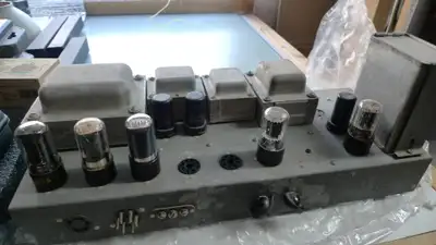 HAMMOND TUBE AMP AO-15, ALL ORIGINAL, only needs 2 6v6 tubes, View more