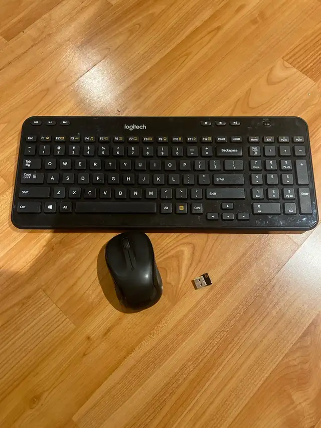 Logitech wireless  keyboard mouse combo in Mice, Keyboards & Webcams in Kitchener / Waterloo - Image 2