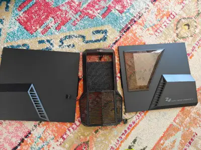 PC case with parts, View more