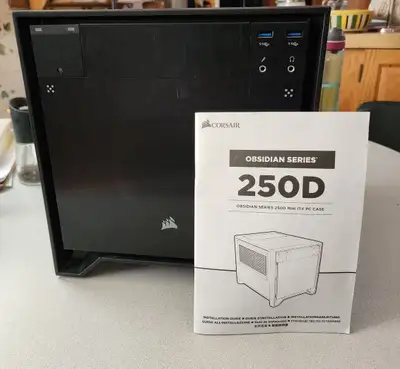 Corsair Obsidian 250D Mini ITX Case. Only one owner bought new. $50 or best offer