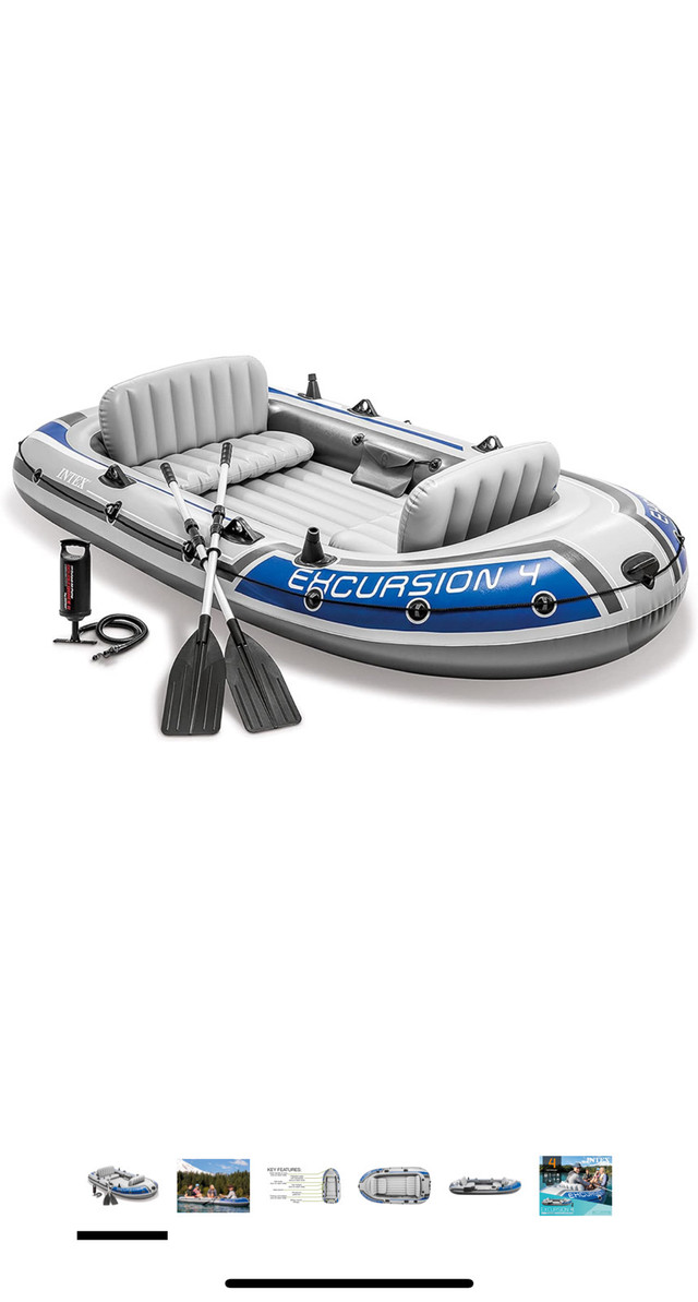 Intex Excursion 4, 4-Person Inflatable boat in Other in Ottawa