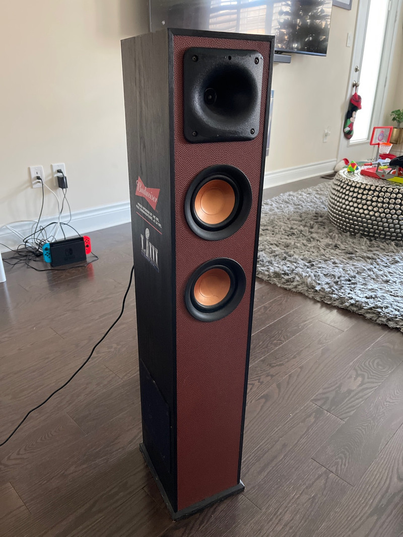 Budweiser bluetooth speaker store tower