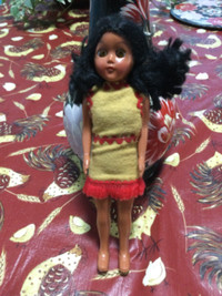 Vintage * Indigenous Native DOLL * Reliable PAT. 1958