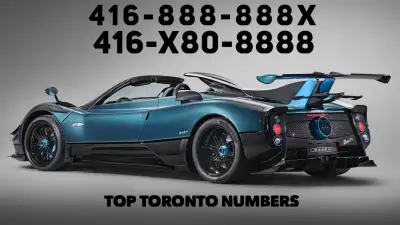 Top Toronto phone numbers for sale 416-888-888X, View more