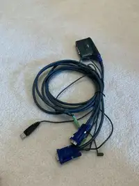 KVM switch for 2 systems
