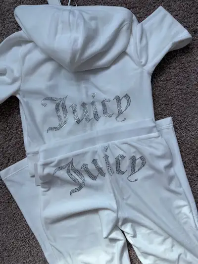 Juicy Couture WHITE Tracksuit xs, View more