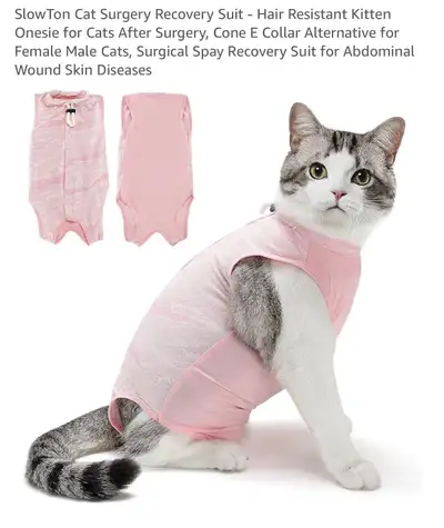 SlowTon Cat Recovery Suit, View more