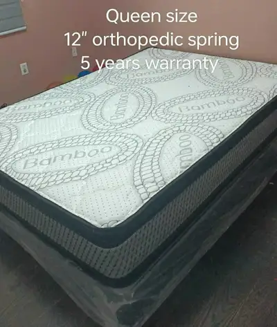 Brand new Queen 12 inches orthopedic spring mattress sale, View more