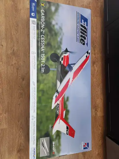 Selling a brand new in box never used EFL12775 Carbon-Z Cessna 150T 2.1m plane PNP $600