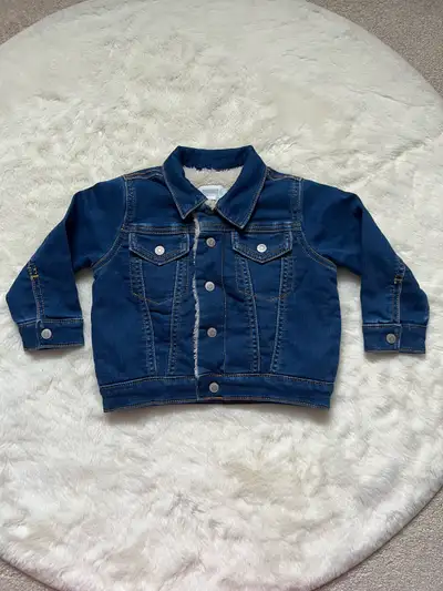 Gymboree Denim/Shearling Jacket 18-24M, View more