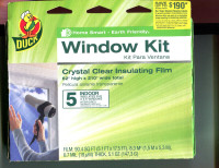 DUCK BRAND WINDOW INSULATION KIT *NEW* CLEAR, 62” X 210”