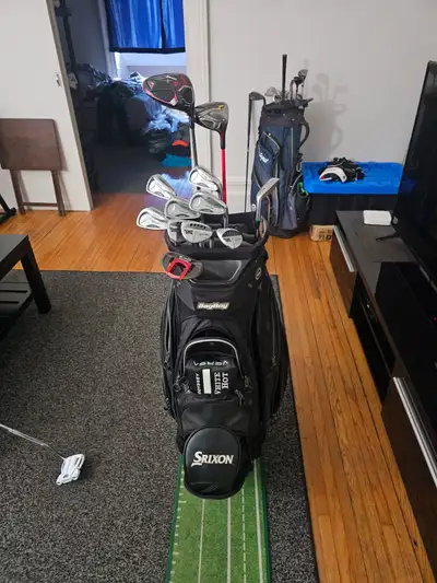 Full set of golf clubs, View more