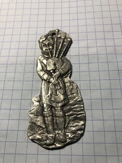 Bagpiper Pin Canadian Red Cross, View more