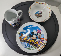 Disney Character Ceramic Dish Setting Place Setting