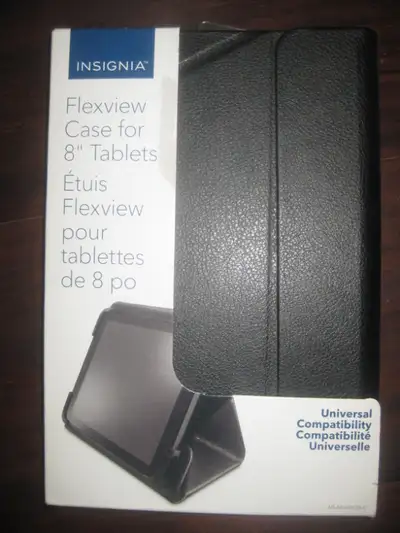 Insignia - Flex View Universal Case for Most 7" 8" 10" Tablet with Stand. iPad Cover. For Samsung Ga...