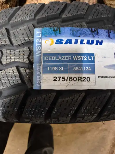 4 new Saliun winter tires 275/60/R20 that were ordered by mistake ,(too aggressive and heavy for my...
