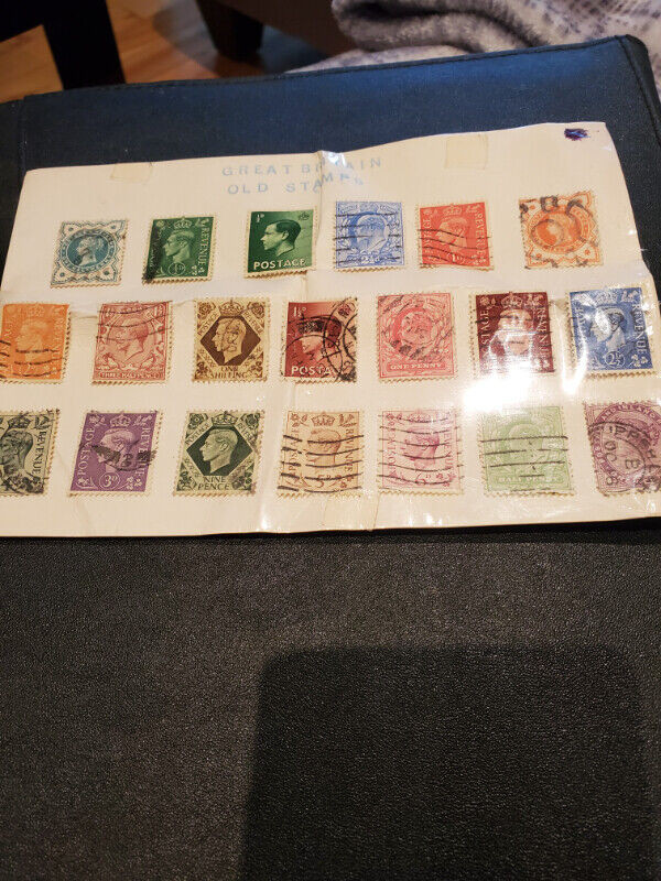 complete set of Great Britain old stamps dans Art et objets de collection  à Longueuil/Rive Sud