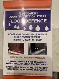 Flood Defence Door Protection Strips - sandbag alternative 