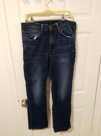 3 pairs of Calvin Klein & Levi men's jeans pants, W36 L32