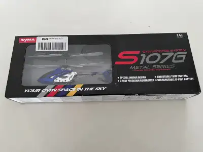 Syma 107G Phantom RC Helicopter with Gyro- Blue- New, View more