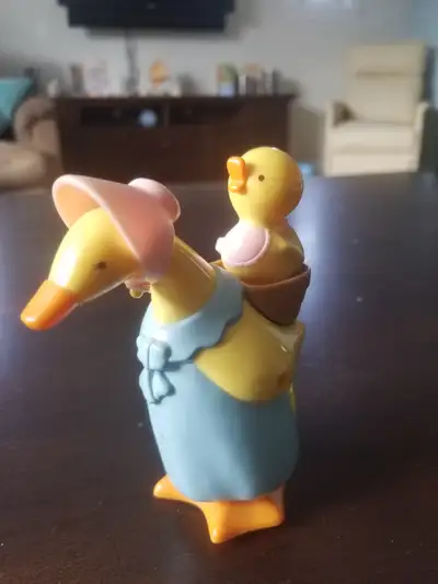 Vintage Tomy Wind Up Mother Goose and Chicken, View more