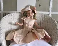 Over 80 Yr. Old Composition Doll Articulated Arms Legs And Head