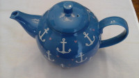 TEA POT CERAMIC - MICROWAVE - DISHWASHER SAFE - NEW