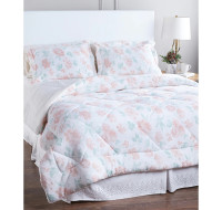 NEW 3-Piece Comforter Set (HomeSuite Mink) Blossom - King Size