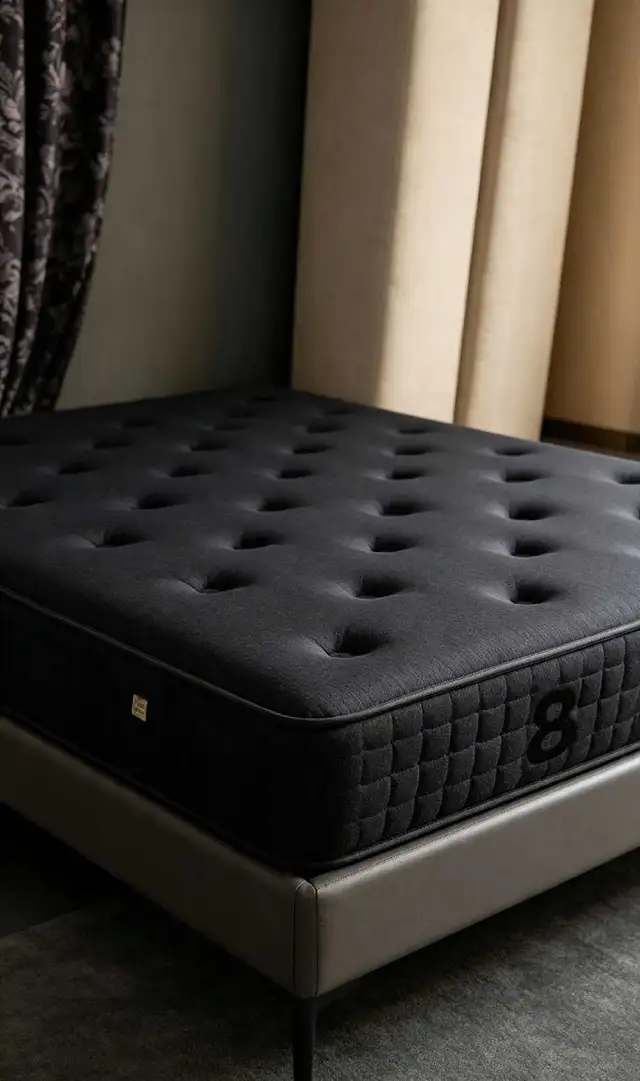 Brand New 8 inches Mattresses~Black Coloured in Beds & Mattresses in Delta/Surrey/Langley - Image 3