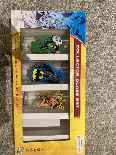 Justice League Glass Set, View more