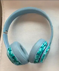 Beats By Dr. Dre Abstract Blue Green wired +fil