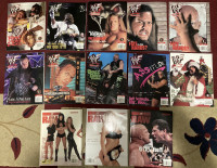 Wrestling Magazine lot from 1999 (13 in total)