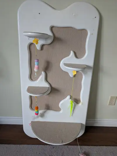 Handmade Modern Wall-Mounted Cat Tree, View more