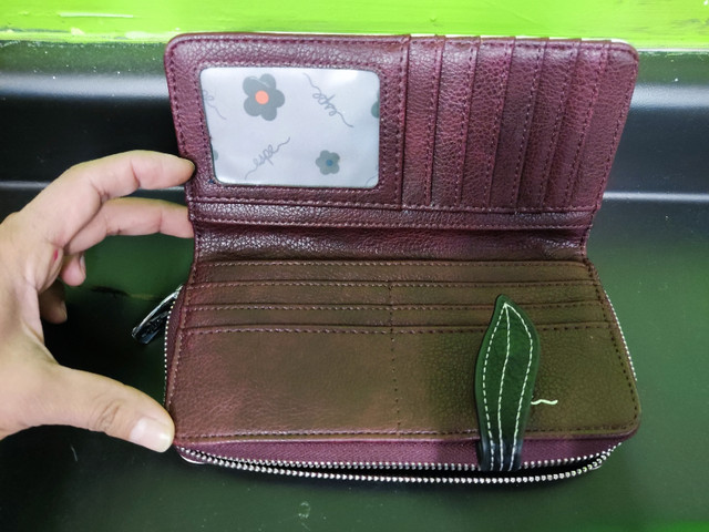 Magnolia Vegan Wallet  in Women's - Bags & Wallets in Red Deer - Image 3