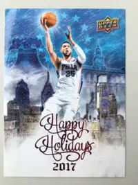 BEN SIMMONS … Philadelphia 76ers … 2017 Upper Deck HAPPY HOLIDAY
