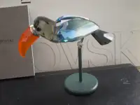 Swarovski Crystal Paradise Bird Figurine - " Bamba " - #284062 -