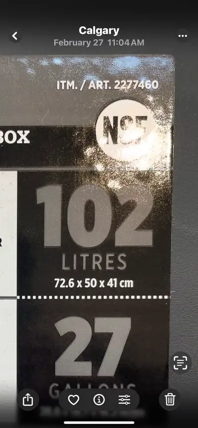 102 Litre storage bins 10 pcs, View more